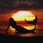 sereia papel de parede