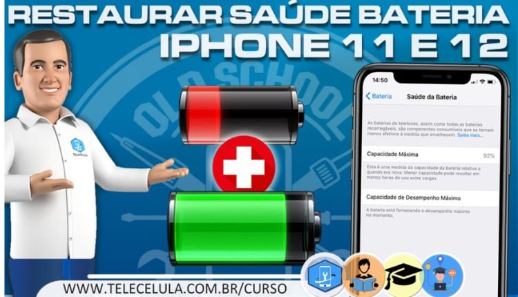 como recuperar a bateria do iphone
