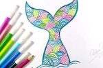 Desenho Sereia Fácil