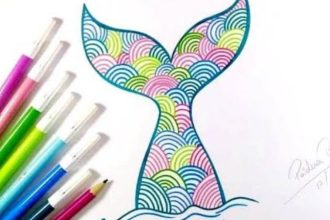 Desenho Sereia Fácil