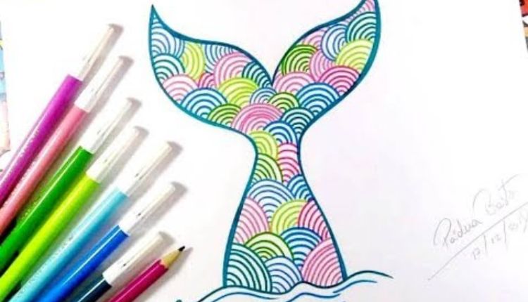 Desenho Sereia Fácil